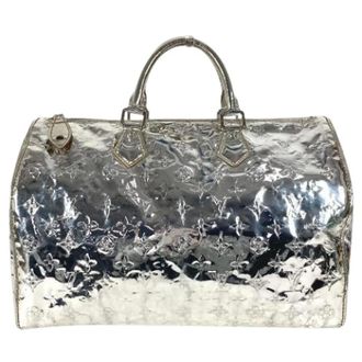 Louis Vuitton Pre-owned Boston Bag - Dames - Pre-owned - Grijs - Maat: ONE Size Leer