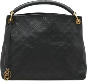 Louis Vuitton Pre-owned Handbags, female, Black, Size: ONE SIZE Pre-owned Vintage Leather Handbag