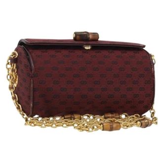 Gucci Pre-owned Cross Body Bag - Dames - Pre-owned - Rood - Maat: ONE Size Leer