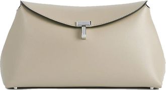 Toteme TOTEME T-Lock clutch van leer