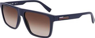 Lacoste L6027S 410 Mens Sunglasses Blue Size 57