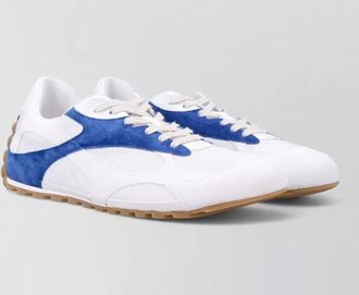 Bottega Veneta orbit flash mesh suede sneakers