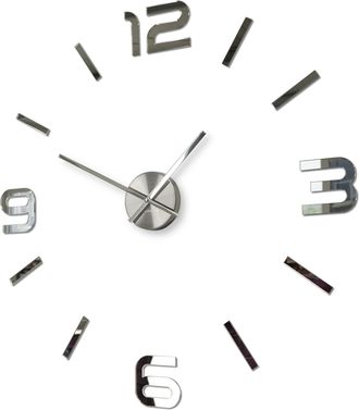 OEM Gran Reloj De Pared Con Espejo De 80 Cm, Ideal Para Hacer Uno Mismo