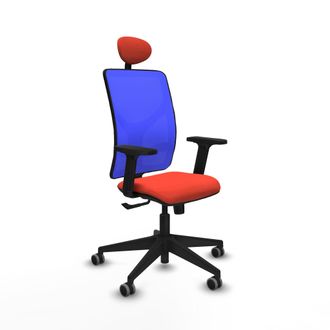 Piqueras y Crespo Silla De Oficina Piqueras Y Crespo Motilla Negro Tela Espuma