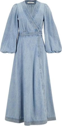 Zimmermann Dresses Light Blue - female - Zimmermann - Wrap Dresses - Blue - S - Dresses