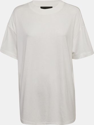 Fear of God Essentials Fear Of God White Jersey Oversized T-Shirt