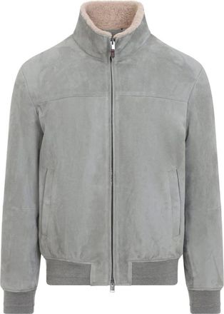 Canali Bomber - - Jackets - Uomo - Verde - M