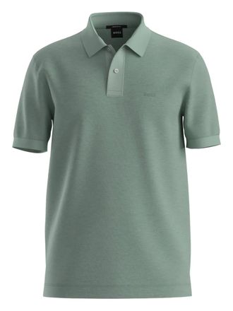 BOSS buttoned polo shirt - Green