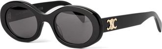 Celine Triomphe Sunglasses - female - CELINE - Sunglasses - Black - ONE SIZE - Accessories