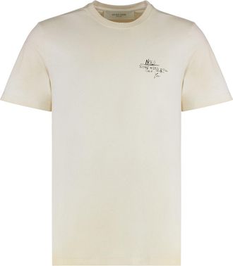 Golden Goose T-shirt Crew Neck In Cotton