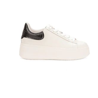 Ash Sneakers, female, White, 5 UK, White Flat Shoes in Calf/Cocco Style
