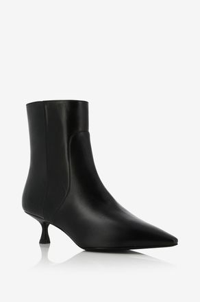 Stuart Weitzman Nappalederstiefeletten mit Absatz Naomi 50 Zip