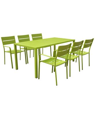Pangea Home 7Pc South Beach Dining Set