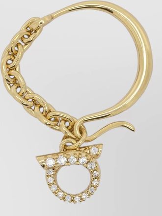 Ferragamo glass earrings