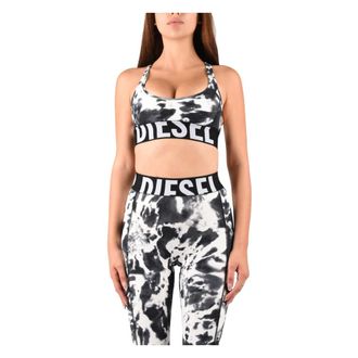 Diesel Allison D Pop sport-bh - Dames - Tops - Zwart - Maat: S Polyamide