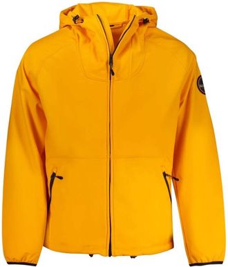 Napapijri Oranje Polyester Jas - Heren - Zomerjassen - Oranje - S - Polyester - Jassen