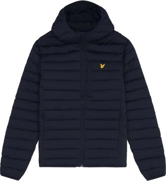 Lyle & Scott Stretch Lichtgewicht Gewatteerd Jack - Heren - Winterjassen - Blauw - XS - Jassen