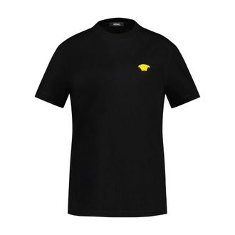 Versace Mens Medusa Pop T-Shirt Black Cotton