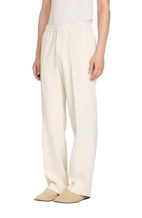 Sandro Wide-leg trousers in Ecru at Nordstrom, Size 38 X 32 Eu