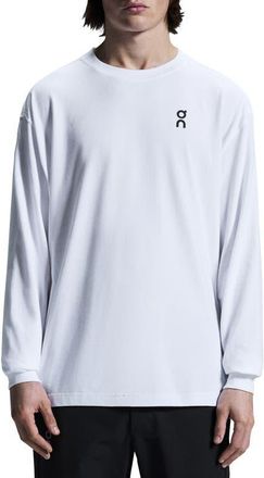 On Club Long-T Organic Cotton T-Shirt in White at Nordstrom, Size Xx-Large