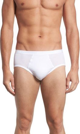 Hanro Cotton Pure Cotton Brief in White at Nordstrom, Size X-Large
