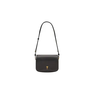 Ami Dames, Tassen, Zwart, Maat: ONE Size Leer