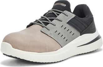 Skechers Mens Delson 3.0 Sr Tyoll Comp Toe Trainers, gray, 7 UK