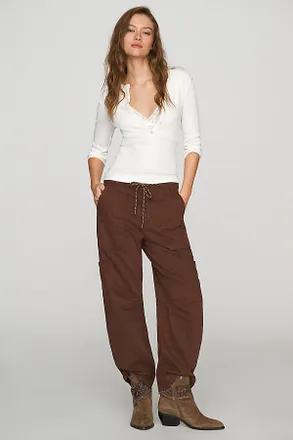 Pistola Denim Sabrina 100% Cotton Curved Utility Pants