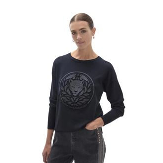 Lola Casademunt Chonan Sweater - Dames - Longsleeves - Zwart - XL - Tops