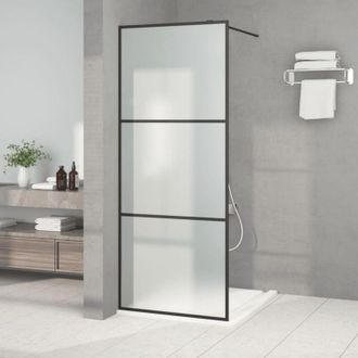 vidaXL Parete Doccia Walk in 80x195 cm Vetro Smerigliato esg - Vidaxl