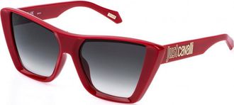 Just Cavalli Womens SJC146 58 06XX Sunglasses - Red - One Size