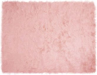 vidaXL Alfombra De Imitaci&oacute;n De Piel De Oveja Tafalla Rosa Vidaxl