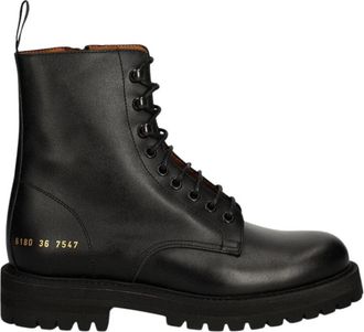 Common Projects Combat Boot - Dames - Veterlaarzen - Zwart - 38 EU - Leer - Schoenen