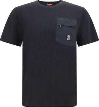 Parajumpers Mens T-Shirt Mojave Black Cotton T-Shirts And Polos