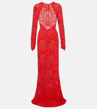 Alexandra Miro Isabella lace maxi dress