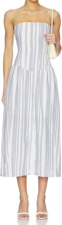Heartloom Ronan Midi Dress In Eggshell White