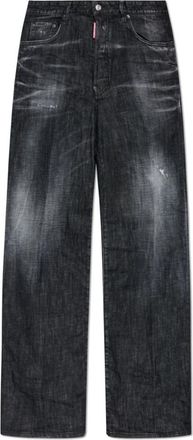 Dsquared2 Jeans Loose - Heren - Loose Fit Jeans - Zwart - L - Katoen - Jeans
