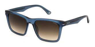 Police SPLN35 CHAMP 9 0955 Mens Sunglasses Blue Size 53