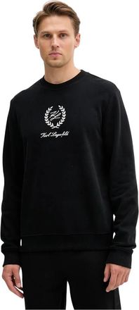 Karl Lagerfeld Hoodies & sweatvesten, Heren, Zwart, L, Katoen, Katoenen Sweatshirt