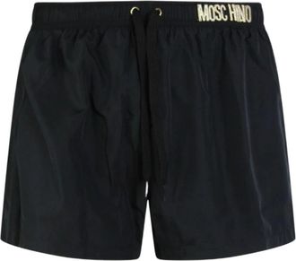 Moschino Heren zwemkleding Logato ORO - Heren - Strandmode - Zwart - XS - Polyester - Badmode