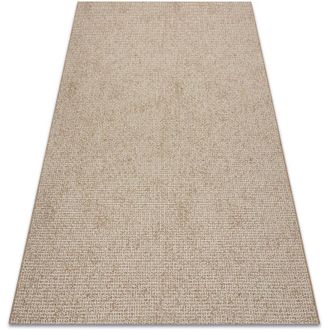 RugsX Rugsx - Flat 49371265 Alfombra De Sisal Enrejado - Color Paja Beige Natural, Cuerda Beige 120x170 Cm
