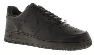 Nike Womens Trainers Air Force 1 07 Lace Up black - Size 40.5 EU/IT