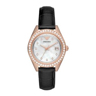 Emporio Armani Elegante Reloj &oacute;gico de Cuarzo en Oro Rosa - Accessories - Mujer - Rosa - ONE SIZE