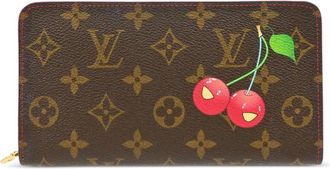 Louis Vuitton x Takashi Murakami Portafoglio Monogram Cherry 2005 - Marrone