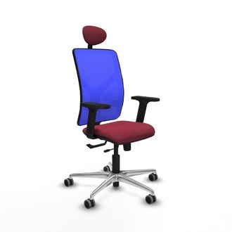 Piqueras y Crespo Silla De Oficina Piqueras Y Crespo Motilla Azul Aluminio