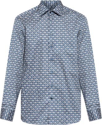 Etro Overhemd met knoopsluiting - Blauw