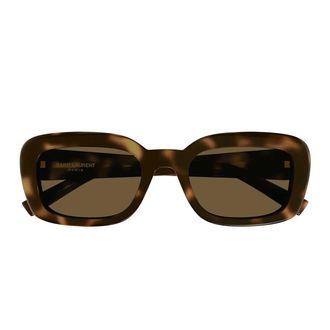 Saint Laurent Sunglasses Sl M130 004 Brown/Brown Women