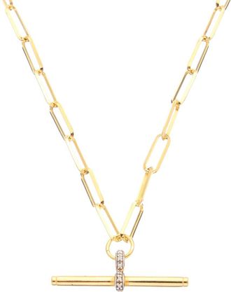 Meshmerise 18K Over Silver 0.06 Ct. Tw. Diamond Necklace