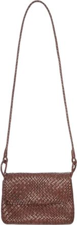 Ibeliv Bolso bandolera de piel trenzada Paris - Bags - Mujer - Marr&oacute;n - ONE SIZE