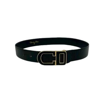 Dior Pre-owned Leather Belt - female - Dior Vintage - Vintage Belts - Black - ONE SIZE - Pre-owned